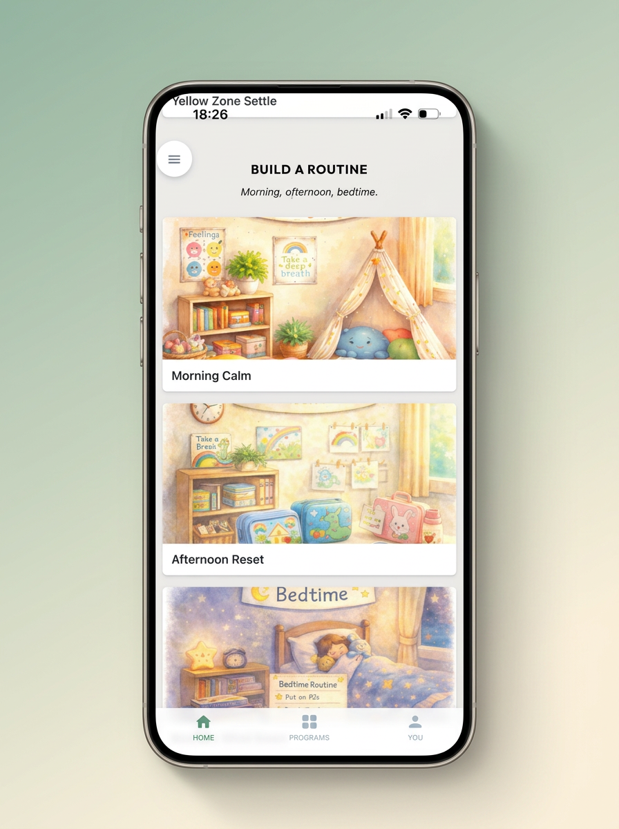 Little Still Space app screen 2