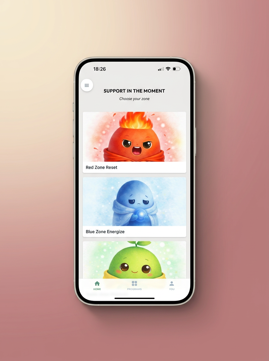 Little Still Space app screen 1